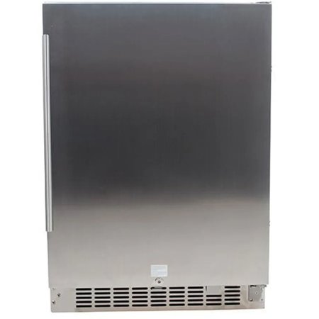 Edgestar 24 Inch Wide 142 Can BuiltIn Outdoor Beverage Cooler with Optional Casters CBR1501SSOD